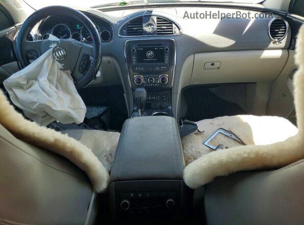 5GAKVCKDXHJ337603 2017 BUICK ENCLAVE White Вид панелі приладів