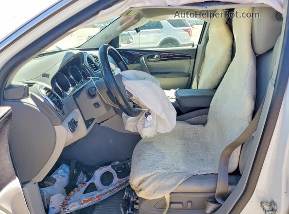 5GAKVCKDXHJ337603 2017 BUICK ENCLAVE White Вид салону спереду