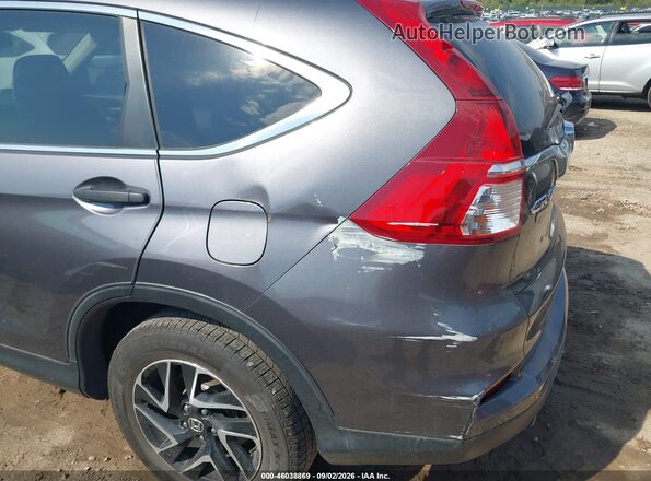 5J6RM3H4XGL004645 2016 HONDA CR-V Gray Դիմացի տեսք