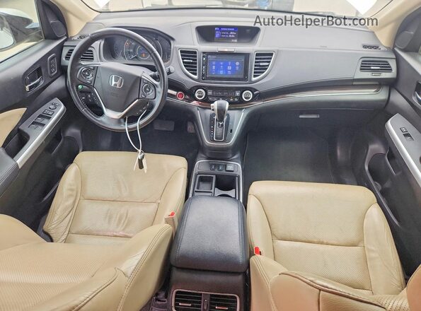 5J6RM3H94GL001980 2016 HONDA CR-V White Vista del salpicadero