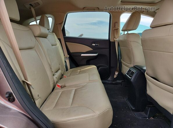 5J6RM3H96GL031420 2016 HONDA CR-V Gray Rear interior view