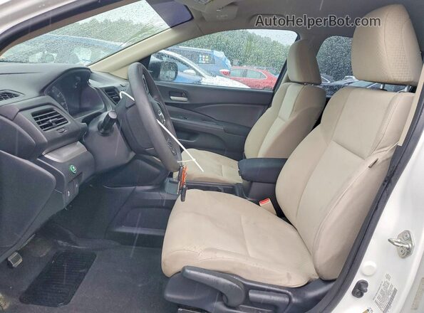 5J6RM4H30GL132406 2016 HONDA CR-V White Widok wnętrza z przodu