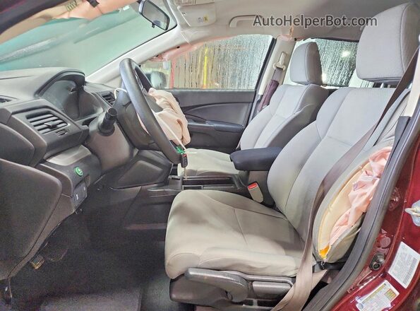 5J6RM4H4XGL096779 2016 HONDA CR-V Maroon Vista interior delantera