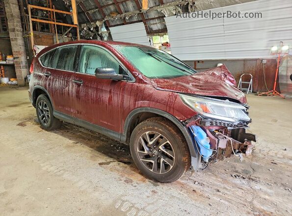 5J6RM4H4XGL096779 2016 HONDA CR-V Maroon Delantero derecho