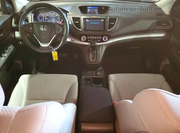 5J6RM4H51GL078518 2016 HONDA CR-V Серебряный Вид панели приборов