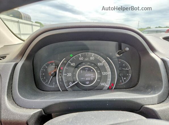 5J6RM4H71GL042510 2016 HONDA CR-V Silver ხელსაწყოთა პანელის ხედი