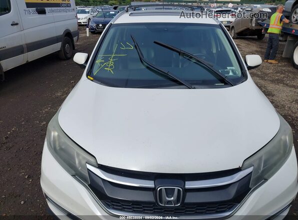5J6RM4H7XGL106639 2016 HONDA CR-V White Widok zestawu wskaźników