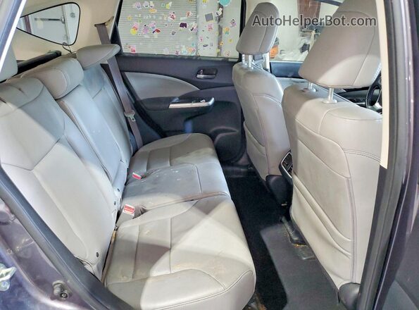 5J6RM4H99GL041395 2016 HONDA CR-V Gray Widok wnętrza z tyłu