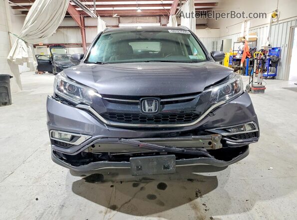 5J6RM4H99GL041395 2016 HONDA CR-V Gray Widok z przodu