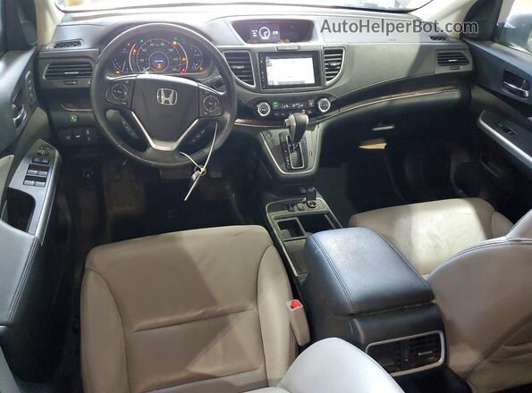 5J6RM4H99GL041395 2016 HONDA CR-V Gray Widok deski rozdzielczej