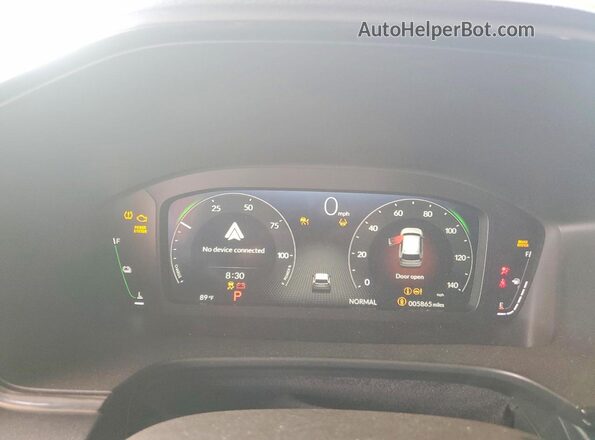 5J6RS5H83TL007773 2026 HONDA CR-V Red ხელსაწყოთა პანელის ხედი