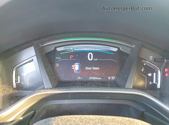 5J6RT6H50NL018466 2022 HONDA CR-V Blue Vista del cuadro de instrumentos
