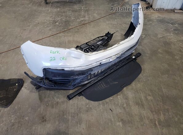 5J6RT6H54NL001556 2022 HONDA CR-V White Vista del compartimento del motor