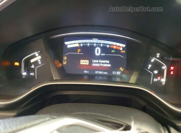 5J6RW1H52KA039644 2019 HONDA CR-V Black Vista del cuadro de instrumentos