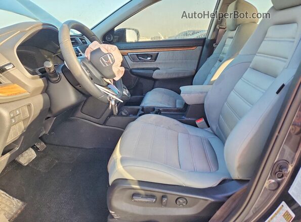 5J6RW1H52KA044049 2019 HONDA CR-V Серый Вид салона спереди