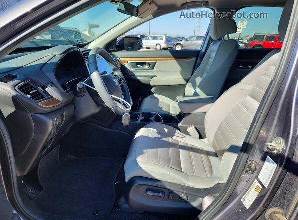 5J6RW1H52KA044486 2019 HONDA CR-V Charcoal Vista interior delantera