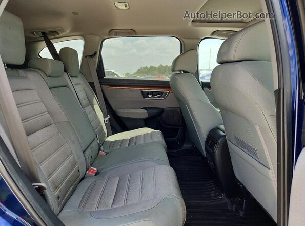 5J6RW1H58NA006183 2022 HONDA CR-V Blue Widok wnętrza z tyłu