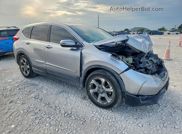 5J6RW1H85KA025134 2019 HONDA CR-V Серебряный Передняя правая четверть