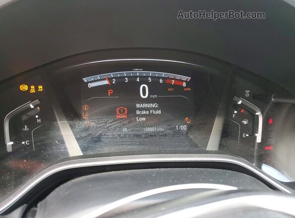 5J6RW2H52KL011532 2019 HONDA CR-V White Widok zestawu wskaźników