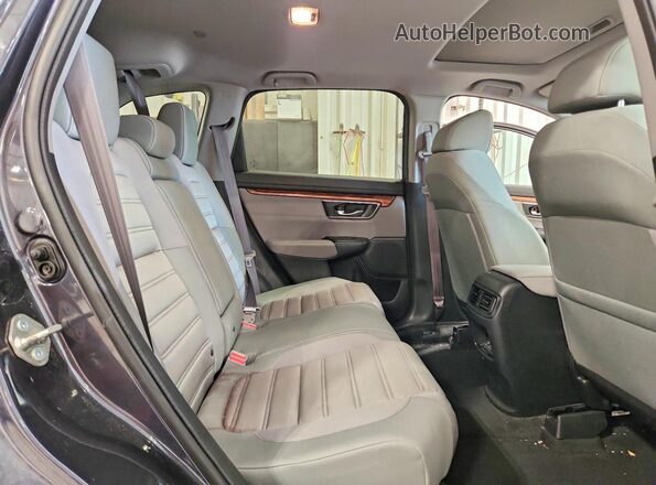 5J6RW2H59KL030336 2019 HONDA CR-V Gray Widok wnętrza z tyłu