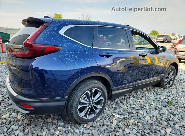 5J6RW2H82NA011606 2022 HONDA CR-V Blue Rear right