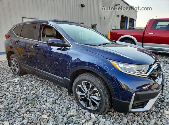 5J6RW2H82NA011606 2022 HONDA CR-V Blue Front right