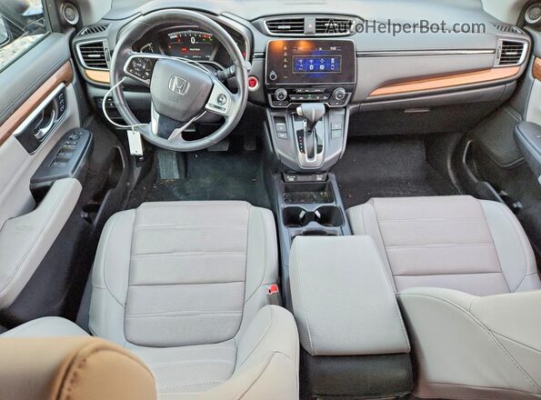 5J6RW2H82NA011606 2022 HONDA CR-V Blue Dashboard view