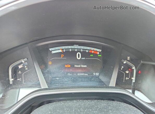5J6RW2H82NA011606 2022 HONDA CR-V Blue Instrument cluster view