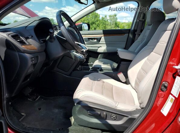 5J6RW2H84NL002474 2022 HONDA CR-V Red Вид салону спереду
