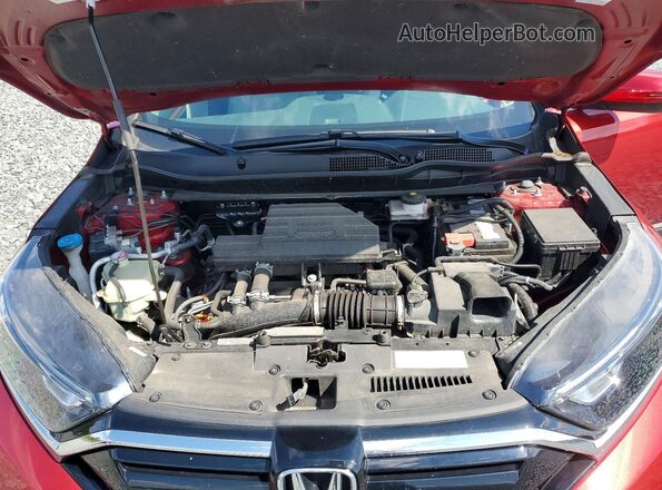 5J6RW2H84NL002474 2022 HONDA CR-V Red Вид підкапотного простору