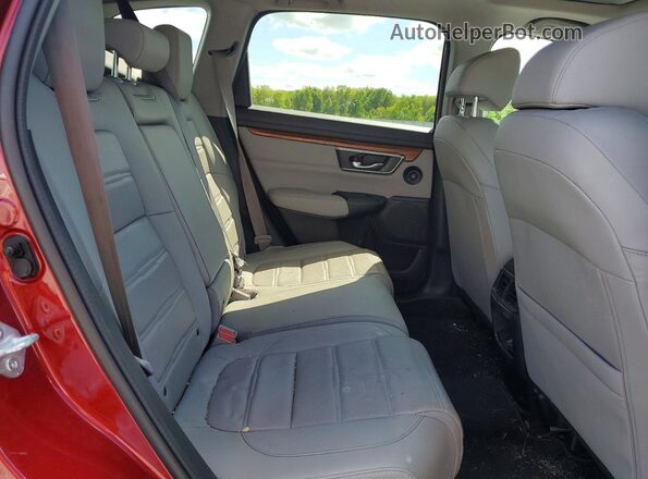 5J6RW2H84NL002474 2022 HONDA CR-V Red Вид задньої частини салону