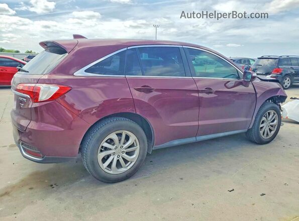 5J8TB3H33GL008031 2016 ACURA RDX Maroon Trasero derecho