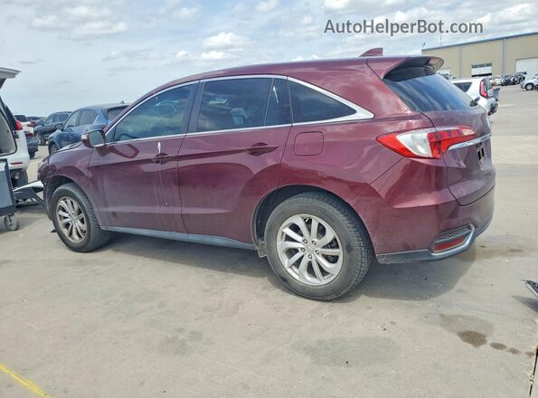 5J8TB3H33GL008031 2016 ACURA RDX Maroon Trasero izquierdo