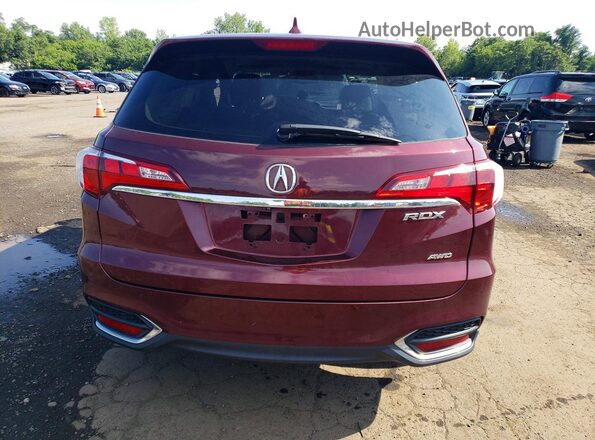 5J8TB4H56GL024280 2016 ACURA RDX Бордовый Вид сзади
