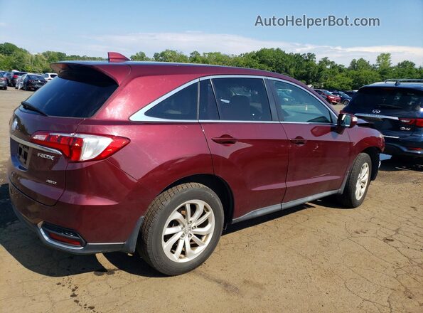 5J8TB4H56GL024280 2016 ACURA RDX Бордовый Задняя правая четверть