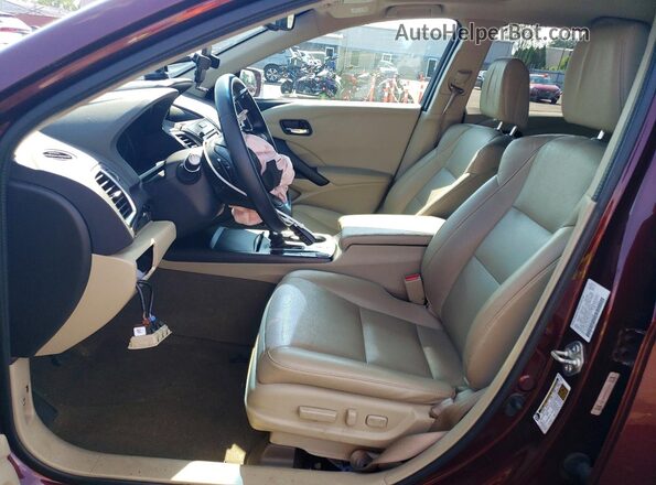 5J8TB4H56GL024280 2016 ACURA RDX Бордовый Вид салона спереди