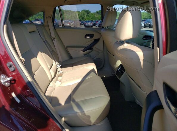 5J8TB4H56GL024280 2016 ACURA RDX Бордовый Вид задней части салона