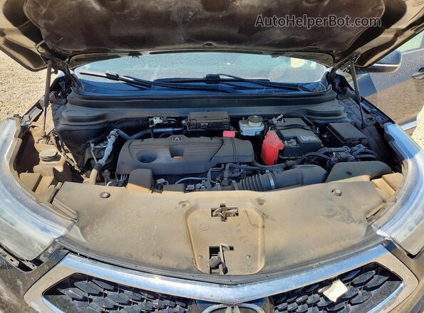 5J8TC1H59ML012261 2021 ACURA RDX Black ძრავის განყოფილების ხედი