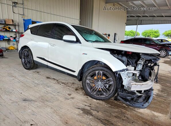 5J8TC1H64KL000332 2019 ACURA RDX White Przód prawy