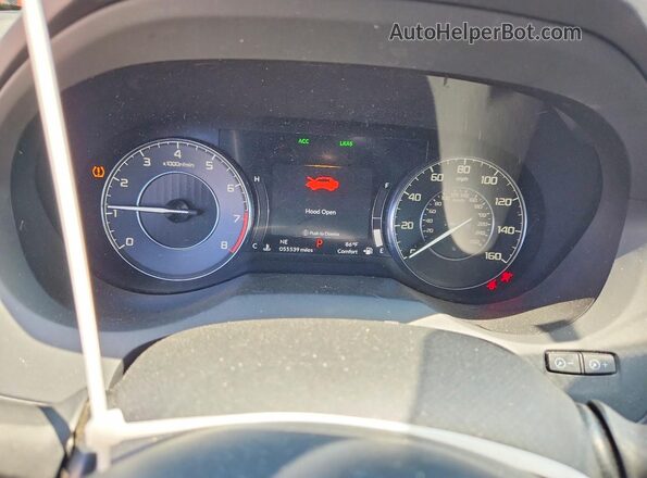 5J8TC2H31ML007883 2021 ACURA RDX Gray Instrument cluster view
