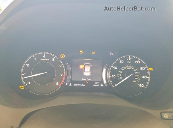 5J8TC2H35PL014047 2023 ACURA RDX White Instrument cluster view