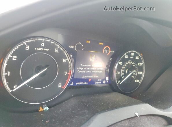 5J8TC2H37LL031491 2020 ACURA RDX Red Instrument cluster view