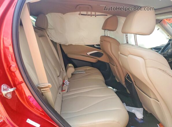5J8TC2H37LL031491 2020 ACURA RDX Red Rear interior view