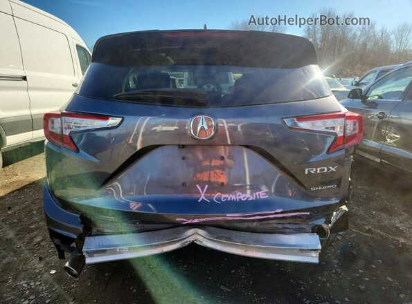 5J8TC2H3XLL005659 2020 ACURA RDX Gray Հետևի տեսք