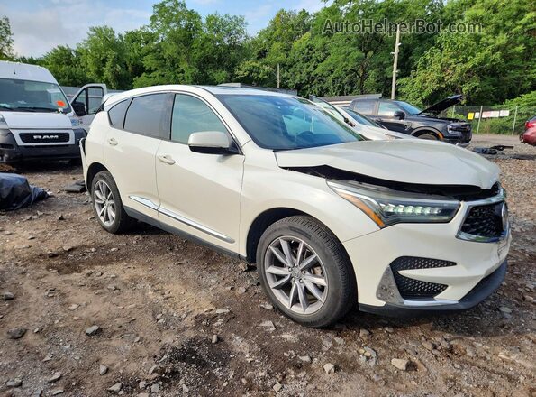 5J8TC2H51KL009292 2019 ACURA RDX White Delantero derecho