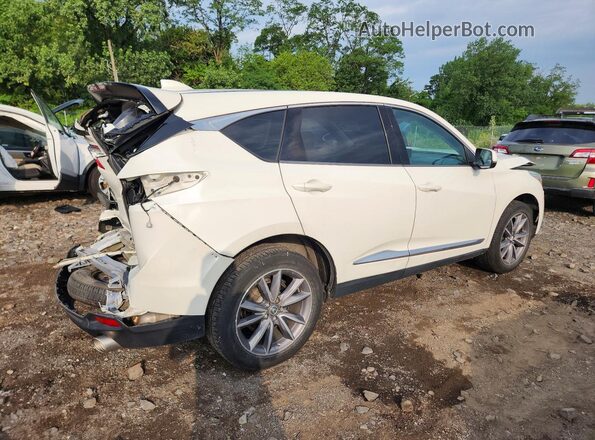 5J8TC2H51KL009292 2019 ACURA RDX White Trasero derecho
