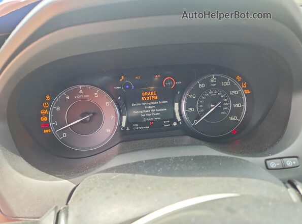 5J8TC2H52LL041556 2020 ACURA RDX White Instrument cluster view