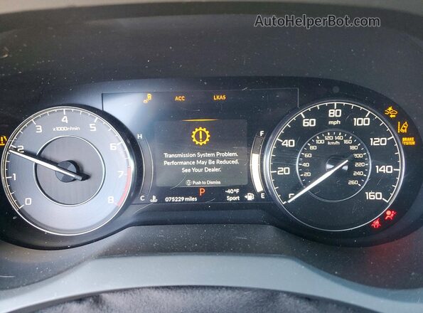 5J8TC2H52ML041414 2021 ACURA RDX Белый Вид щитка приборов