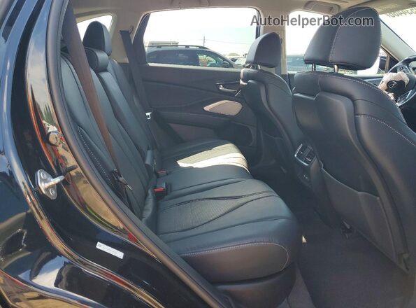 5J8TC2H53KL010248 2019 ACURA RDX Black Widok wnętrza z tyłu