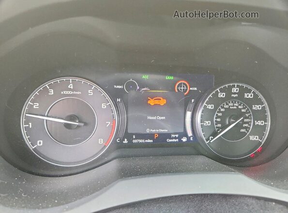 5J8TC2H55ML019181 2021 ACURA RDX Silver Instrument cluster view